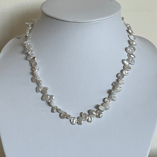 Natural Biwa Pearl necklace