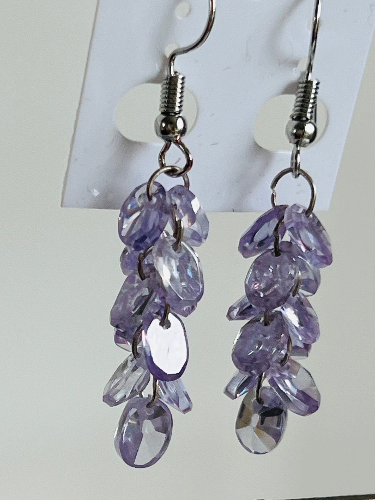 Handmade, unique design, Swarovski crystal earrings