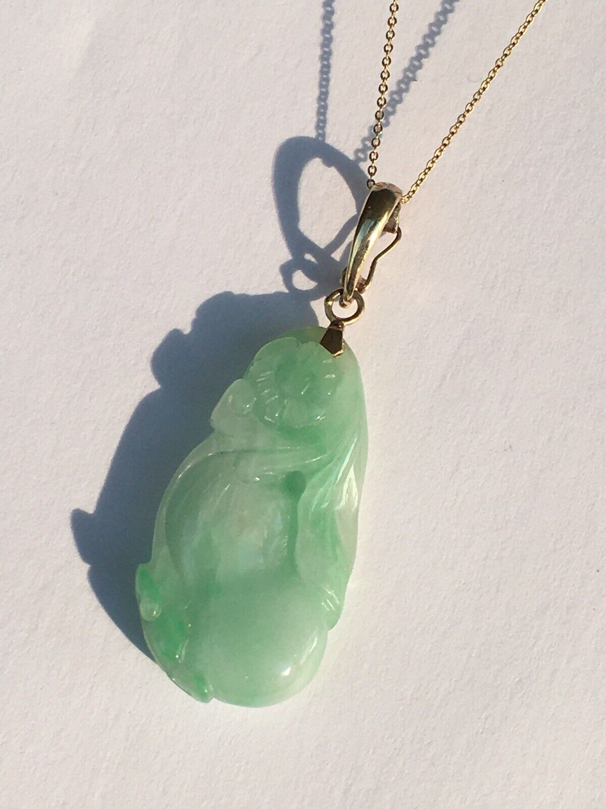 Large green Jade leaf Pendant, chakra healing pendant, mother's day gift –  Crystal boutique