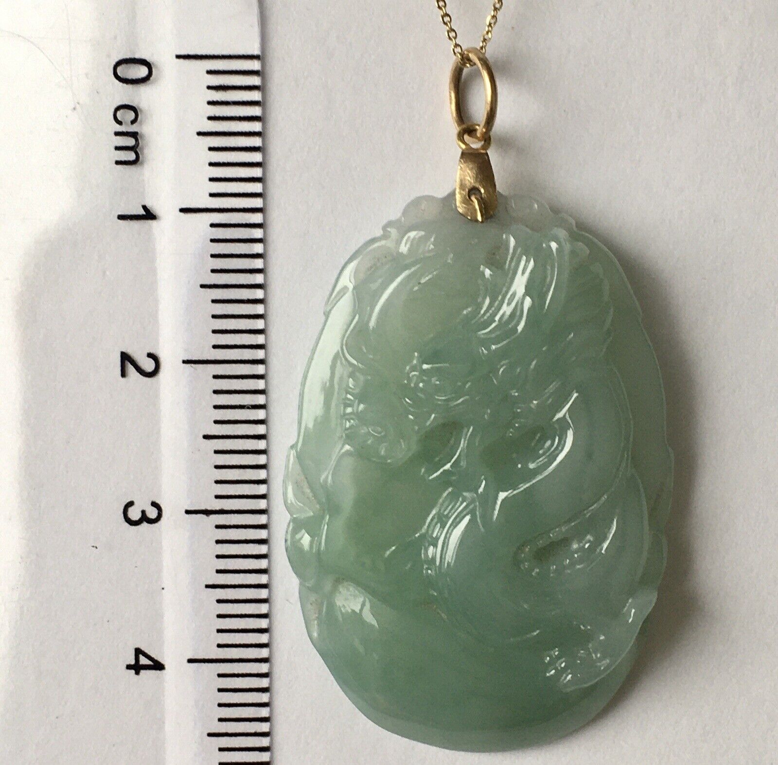 Long Life store / Dragon Jade Pendant