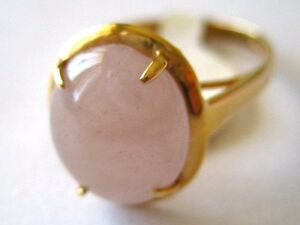 New Natural 14k Solid Yellow Gold Y/G Jade Ring, 10*12mm,Oval Shape, SZ-7, NWT